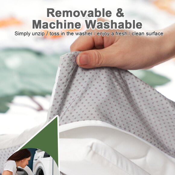 Extra Thick Padding Playpen Mat, Non-Slip Crawling Mat, Easy to Clean for Infant - Picture 2 of 5